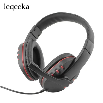 5pcs Leather USB Wired Stereo Micphone Headphone Headset for Sony for PS3 PC Games
5pcs Leather USB Wired Stereo Micphone Headphone Headset for Sony for PS3 PC Games