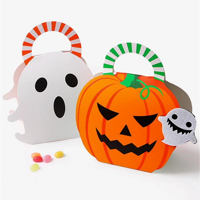 Halloween Decoration Pumpkin Gift Box Candy Gift Bag Ghost Cookie Gift Box Container For Children Kids Halloween Box Supplies
Halloween Decoration Pumpkin Gift Box Candy Gift Bag Ghost Cookie Gift Box Container For Children Kids Halloween Box Supplies