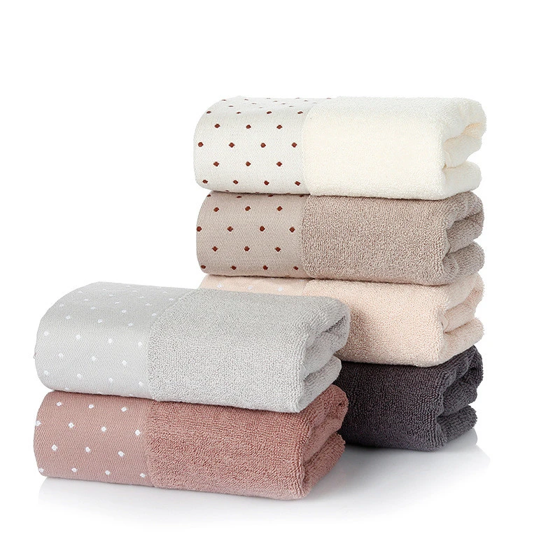 70x140cm 100% Cotton Absorbent Dot Pattern Solid Color Soft Comfortable Men Women Bathroom Travel Bath Towel
70x140cm 100% Cotton Absorbent Dot Pattern Solid Color Soft Comfortable Men Women Bathroom Travel Bath Towel