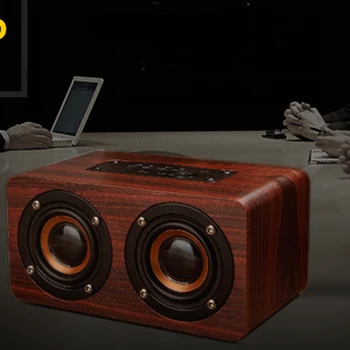 Wooden Wireless Bluetooth Speaker Portable HiFi Dual Speakers Shock Bass caixa de som for Mobile Phones Valentine's Day Gift
Wooden Wireless Bluetooth Speaker Portable HiFi Dual Speakers Shock Bass caixa de som for Mobile Phones Valentine's Day Gift