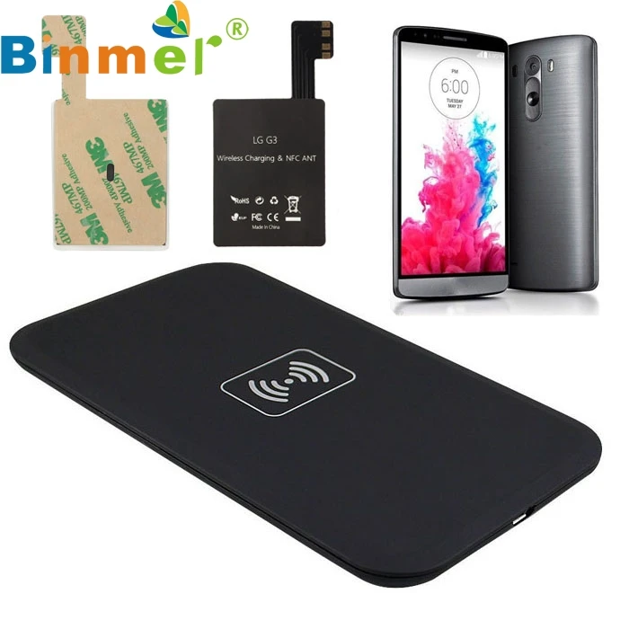 Binmer Qi Wireless Charger Fast Charging Pad + Receiver Sticker Support NFC for LG G3 LJJ1229 Drop Ship
Binmer Qi Wireless Charger Fast Charging Pad + Receiver Sticker Support NFC for LG G3 LJJ1229 Drop Ship