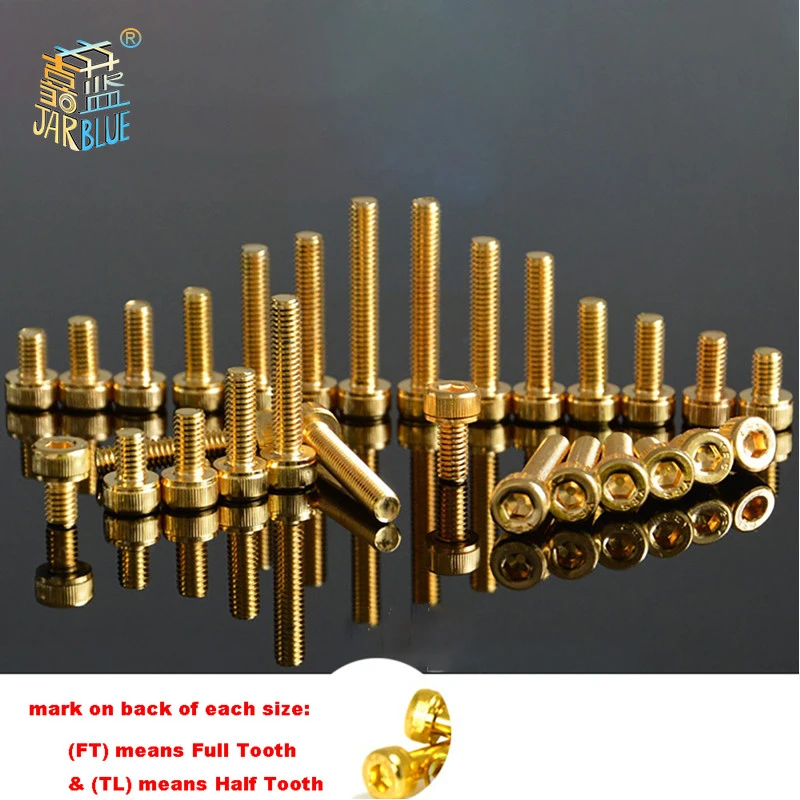 20pcs M2 M2.5 M3 M4 M5 Allen Screw Hex Socket Knurled Cap Cup Head Screw Titanium Gold Plated Bolts Length 4-55mm
20pcs M2 M2.5 M3 M4 M5 Allen Screw Hex Socket Knurled Cap Cup Head Screw Titanium Gold Plated Bolts Length 4-55mm