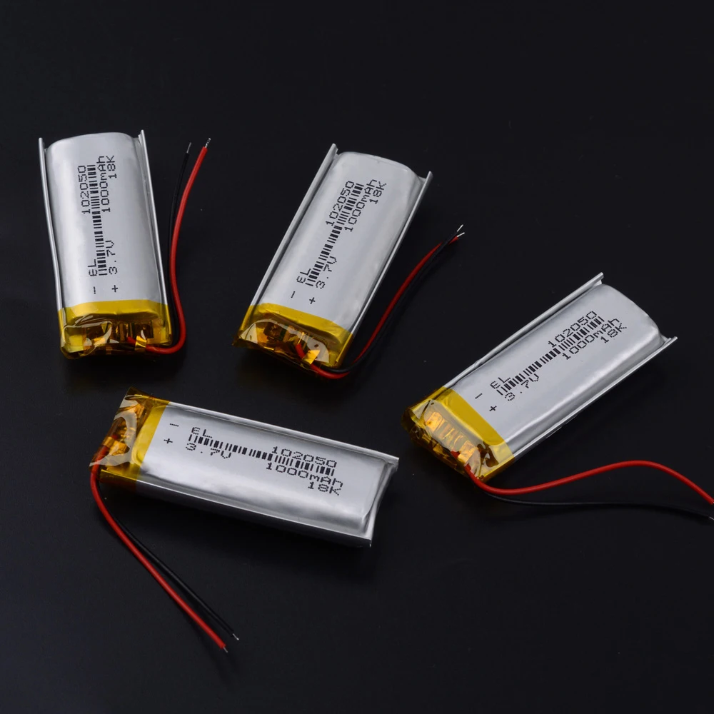1000mAh lithium polymer lipo Rechargeable battery 3.7V 102050 With PCB For MP3 MP4 GPS PSP PDA BT Bluetooth Headset Speaker
1000mAh lithium polymer lipo Rechargeable battery 3.7V 102050 With PCB For MP3 MP4 GPS PSP PDA BT Bluetooth Headset Speaker