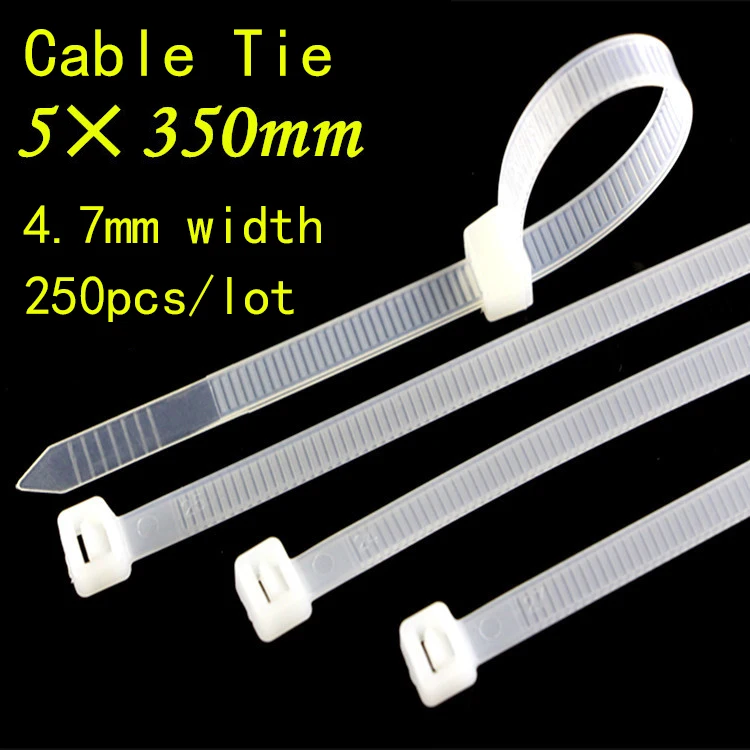 250PCS/lot 5*350mm Self-locking Latching Fastening Cord Straps for Home Office and Outdoors Industrial Grade and Reusable
250PCS/lot 5*350mm Self-locking Latching Fastening Cord Straps for Home Office and Outdoors Industrial Grade and Reusable