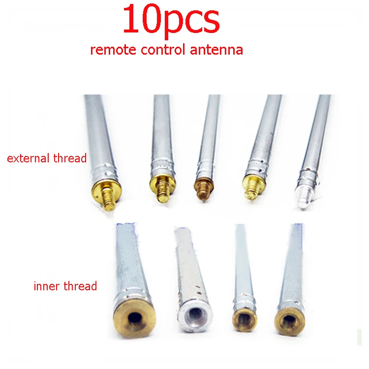 10PCS Remote Control Wireless Receiver Antenna External/Internal Thread Telescopic Antennas Soft Antenna for RC Toy Car/Airplane
10PCS Remote Control Wireless Receiver Antenna External/Internal Thread Telescopic Antennas Soft Antenna for RC Toy Car/Airplane