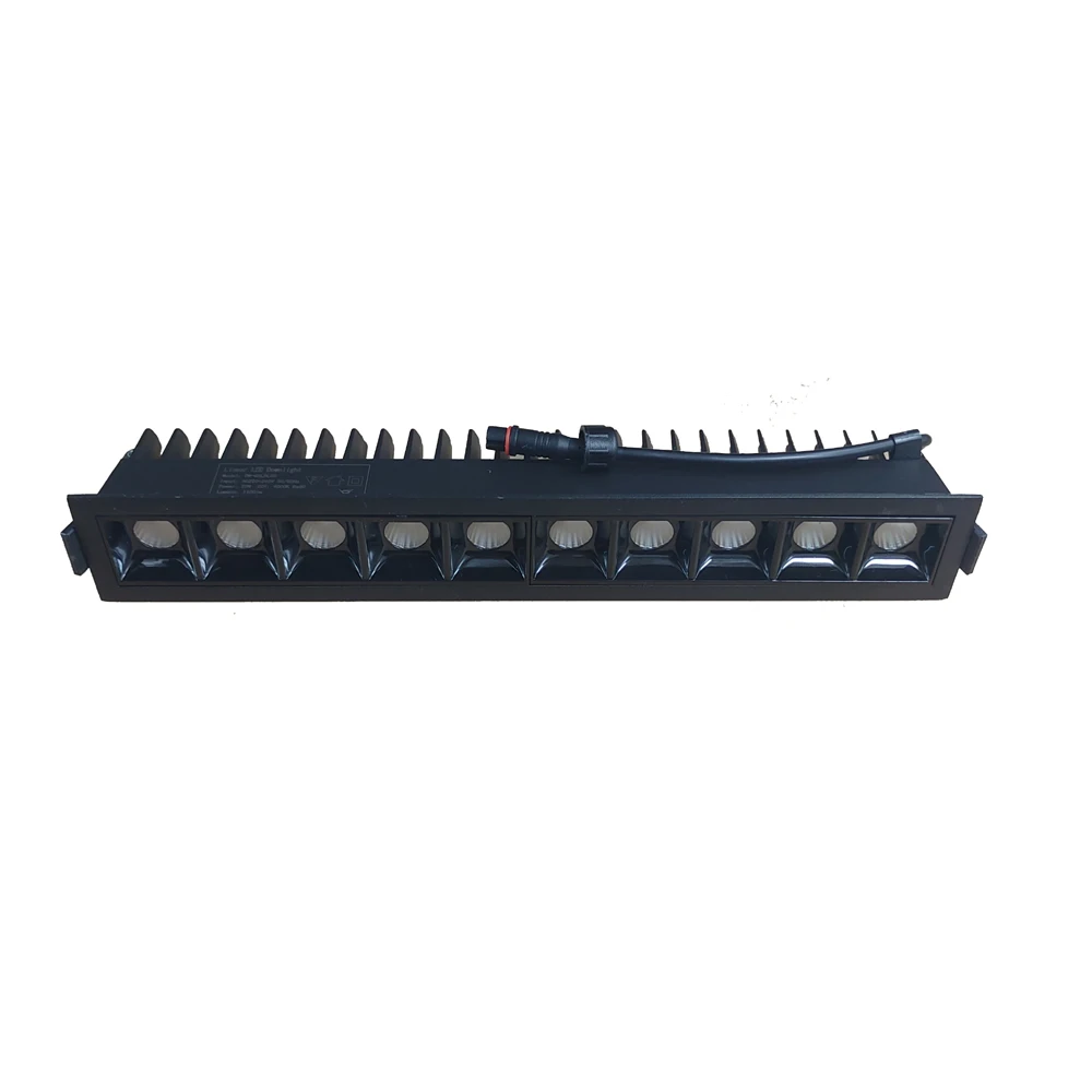 Black Body Super Fin High CRI Glare-free LED Accent Recessed Linear Lighting Commercial Downlight
Black Body Super Fin High CRI Glare-free LED Accent Recessed Linear Lighting Commercial Downlight