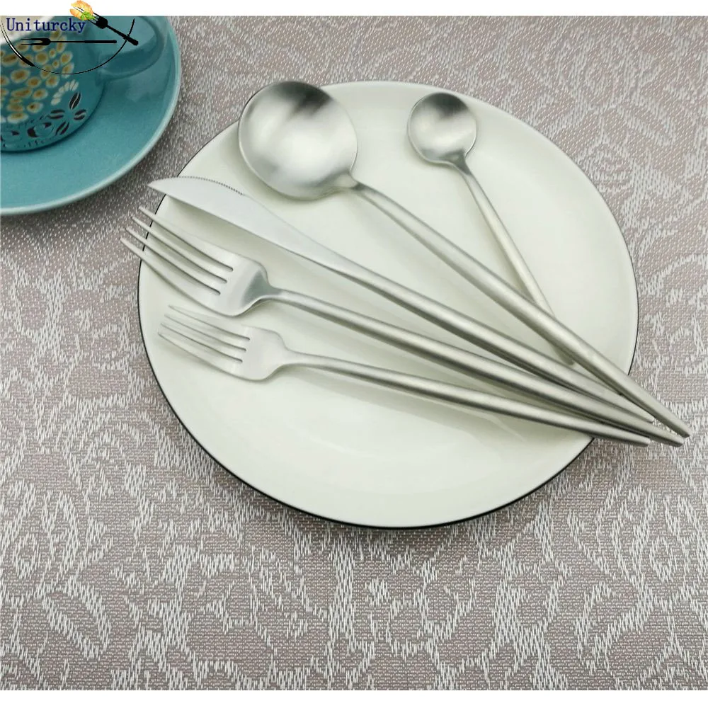 30Pcs Dinnerware Set 18/10 Stainless Steel Cutlery Set Dinner Fork Steak Knife Dessert Fork Teaspoon Kitchen Silverware for 6
30Pcs Dinnerware Set 18/10 Stainless Steel Cutlery Set Dinner Fork Steak Knife Dessert Fork Teaspoon Kitchen Silverware for 6