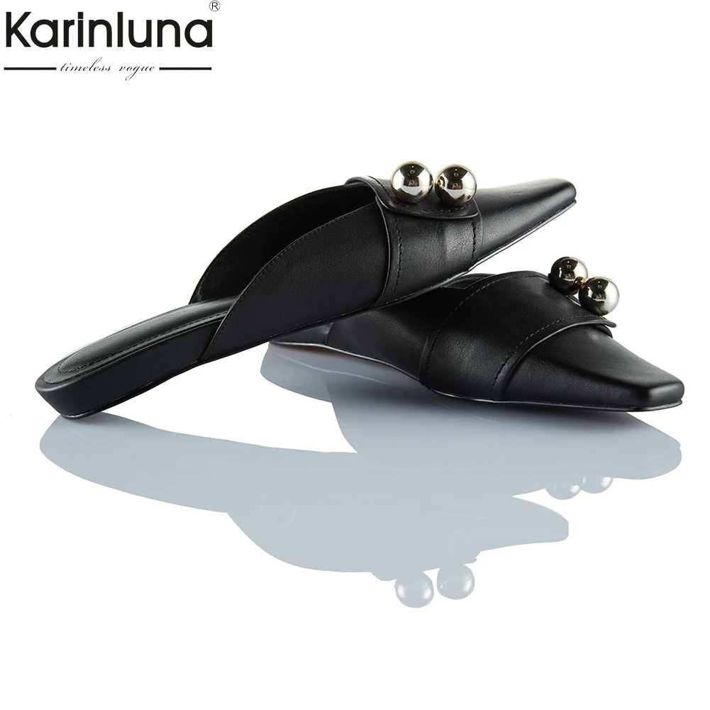 Genuine cow Leather 2019 Brand Chic Elegant mules Shoes woman fashion Classics mules flats woman shoes women
Genuine cow Leather 2019 Brand Chic Elegant mules Shoes woman fashion Classics mules flats woman shoes women