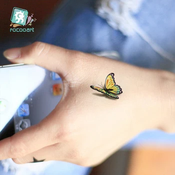 8.26x3.9 inch 3D Colorful Body Art Temporary Tattoos Waterproof Sticker With Butterfly Flowe Design Fake Tattoo
8.26x3.9 inch 3D Colorful Body Art Temporary Tattoos Waterproof Sticker With Butterfly Flowe Design Fake Tattoo