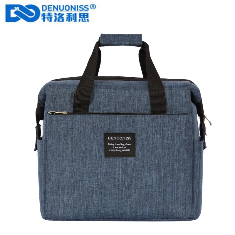 DENUONISS New 2020 Oxford Insulation Bag For Men Takeaway Shoulder Wine Cooler Bag Large Capacity Thermo Bag
DENUONISS New 2020 Oxford Insulation Bag For Men Takeaway Shoulder Wine Cooler Bag Large Capacity Thermo Bag