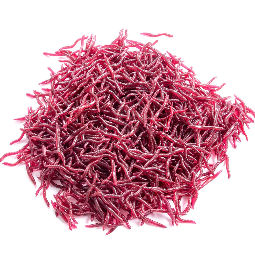 8cm 50pcs/lot Soft Lure Fishing Simulation Earthworm red Worms Artificial Fishing Lure Tackle Lifelike Fishy Smell Lures
8cm 50pcs/lot Soft Lure Fishing Simulation Earthworm red Worms Artificial Fishing Lure Tackle Lifelike Fishy Smell Lures