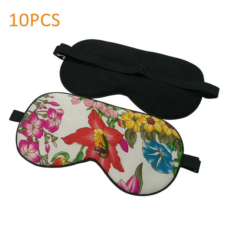 10PCS/Lot 100% Pure Silk Sleep Eye Mask Floral Printed Silk Eye Cover Shade Super Smooth Blindfold Travel Relax Aid Adjustable
10PCS/Lot 100% Pure Silk Sleep Eye Mask Floral Printed Silk Eye Cover Shade Super Smooth Blindfold Travel Relax Aid Adjustable