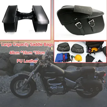 48cm*16cm*30cm Large Capacity motos Motorcycle Travel Luggage Saddlebag PU Leather Saddlebags Side bags For Harley Indian Suzuki
48cm*16cm*30cm Large Capacity motos Motorcycle Travel Luggage Saddlebag PU Leather Saddlebags Side bags For Harley Indian Suzuki