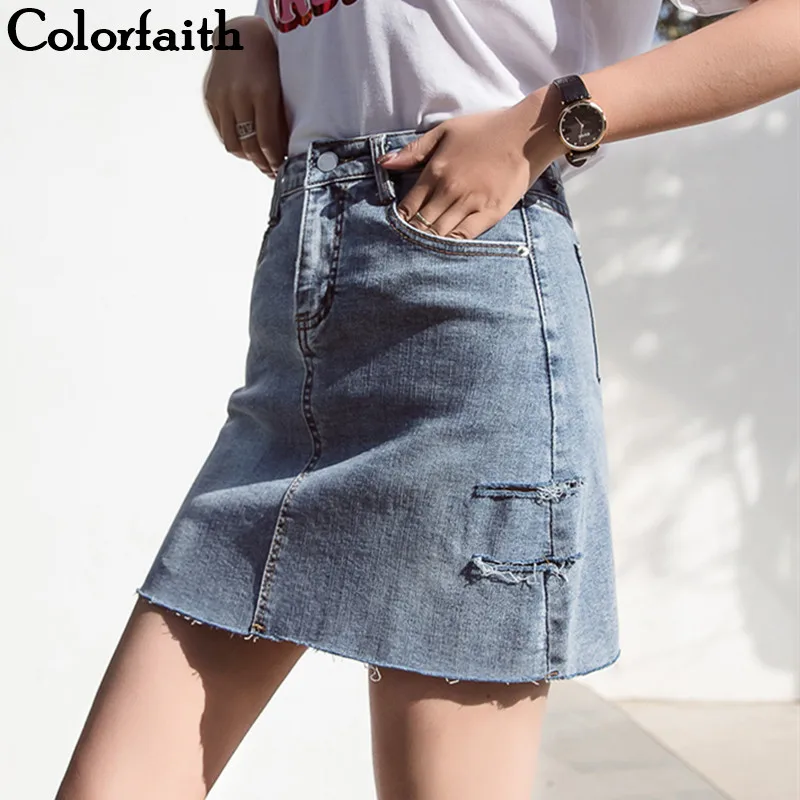 Colorfaith 2019 Women Casual Denim Mini Pencil Skirt Spring Summer Skater Skirt Pockets Steetwear High Waist Package Hip SK8003
Colorfaith 2019 Women Casual Denim Mini Pencil Skirt Spring Summer Skater Skirt Pockets Steetwear High Waist Package Hip SK8003