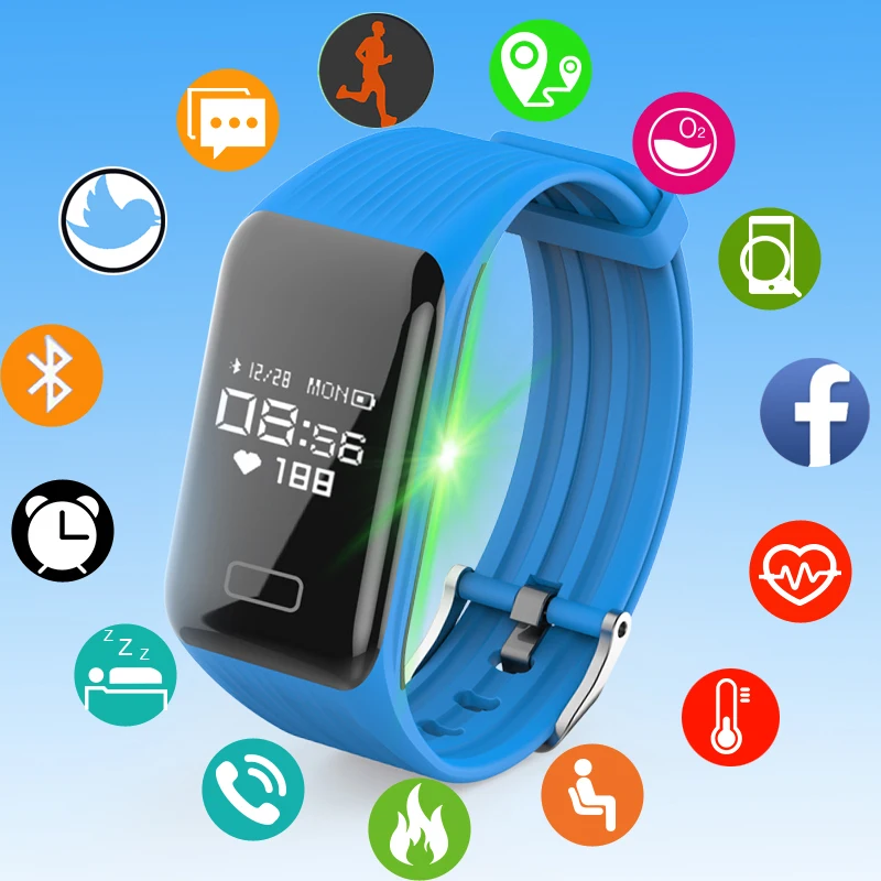 2018 Sport Bracelet Watch Women Men LED Waterproof Smart Wrist Band Heart rate Blood Pressure Pedometer Clock For Android iOS
2018 Sport Bracelet Watch Women Men LED Waterproof Smart Wrist Band Heart rate Blood Pressure Pedometer Clock For Android iOS