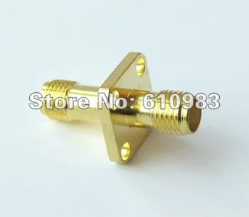 (10 pieces/lot) SMA adapter SMA Jack female to female 4hole panel mount connector
(10 pieces/lot) SMA adapter SMA Jack female to female 4hole panel mount connector