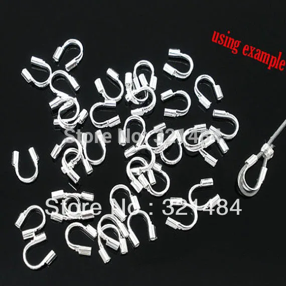 1000pcs 5mm Silver Plated Wire Guardian Wire Protectors Wire Guards End Crimp Beads Jewelry Findings Accessoreis
1000pcs 5mm Silver Plated Wire Guardian Wire Protectors Wire Guards End Crimp Beads Jewelry Findings Accessoreis