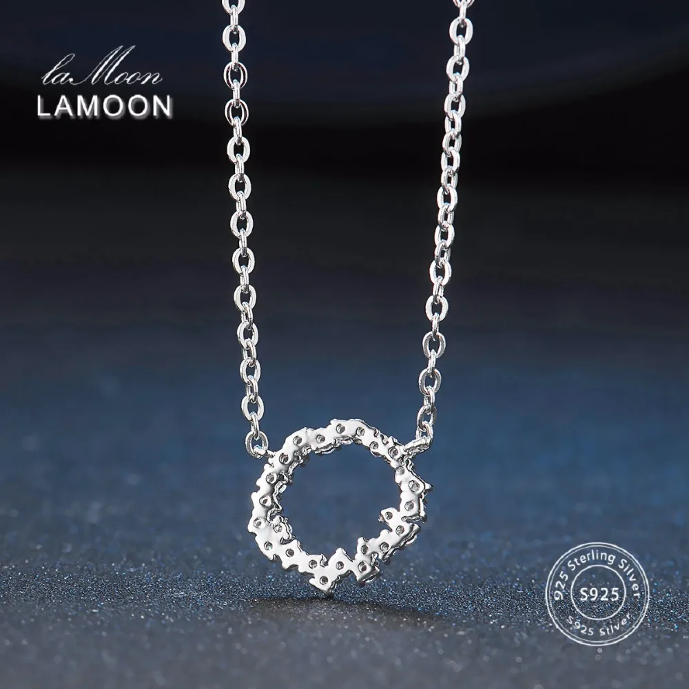 Lamoon 2017 New Circle of Ocean S925 Pendant Necklace 925-Sterling-Silver Fine Jewelry for Women Wedding LMNY065 
Lamoon 2017 New Circle of Ocean S925 Pendant Necklace 925-Sterling-Silver Fine Jewelry for Women Wedding LMNY065