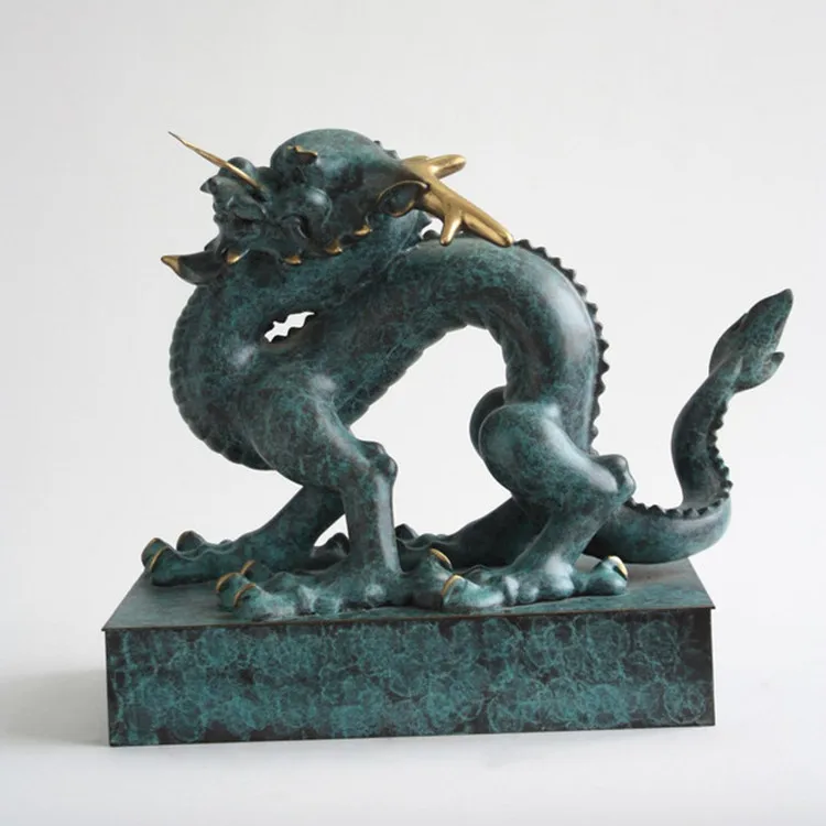 The Bronze Dragon animal zodiac dragon dragon art Home Furnishing jewelry gift Loutangguansuo Feng Shui
The Bronze Dragon animal zodiac dragon dragon art Home Furnishing jewelry gift Loutangguansuo Feng Shui