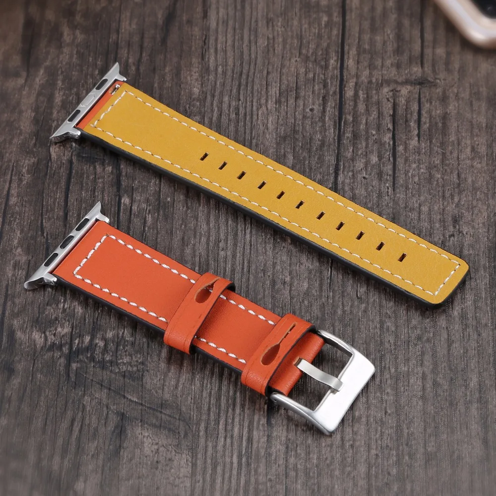 For Apple Watch Band, 42mm Joyozy Genuine Leather iwatch Strap Replacement Band with Stainless Metal Clasp for Apple Watch Serie
For Apple Watch Band, 42mm Joyozy Genuine Leather iwatch Strap Replacement Band with Stainless Metal Clasp for Apple Watch Serie