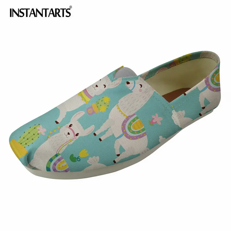 INSTANTARTS Casual Women Loafer Shoes Cute Cartoon Alpaca Printing Slip-on Canvas Flat Shoes Fashion Cloth Shoes for Girls Flats
INSTANTARTS Casual Women Loafer Shoes Cute Cartoon Alpaca Printing Slip-on Canvas Flat Shoes Fashion Cloth Shoes for Girls Flats
