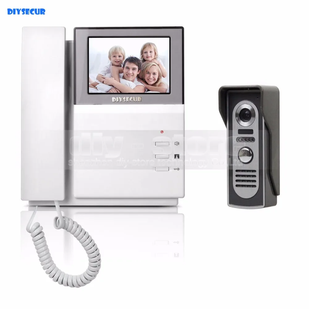 DIYSECUR Video Door Phone Video Intercom Doorbell 4.3inch HD Indoor Monitor + 600 TVLine IR Night Vision Outdoor Camera
DIYSECUR Video Door Phone Video Intercom Doorbell 4.3inch HD Indoor Monitor + 600 TVLine IR Night Vision Outdoor Camera