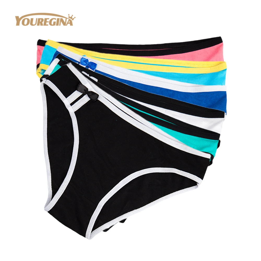 YOUREGINA Woman Underwear Sexy Cotton Panties Ladies Briefs Solid Knickers Intimates Lingerie For Women Free Shipping 6pcs/lot
YOUREGINA Woman Underwear Sexy Cotton Panties Ladies Briefs Solid Knickers Intimates Lingerie For Women Free Shipping 6pcs/lot