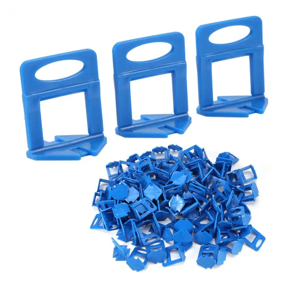 100pcs Tiling Level Spacers Tile Leveling System Tools Blue Plastic Clips Floor Wall Tile Leveling Tools
100pcs Tiling Level Spacers Tile Leveling System Tools Blue Plastic Clips Floor Wall Tile Leveling Tools