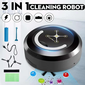 becornce 3 in 1 Smart Robot Vacuum Cleaner Automatic Sweeping Dust Cleaner Robotic Mop Sweeper ABS + Electronic Components
becornce 3 in 1 Smart Robot Vacuum Cleaner Automatic Sweeping Dust Cleaner Robotic Mop Sweeper ABS + Electronic Components