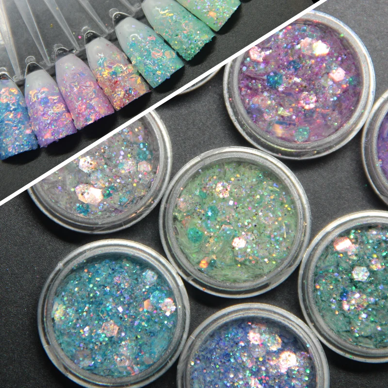 Docaty New Colorful 8 Color Decorative Nail Glitter Ultrathin Sequins DIY Mixes UV Gel Polish Shining 2019 Nail Art Decorations
Docaty New Colorful 8 Color Decorative Nail Glitter Ultrathin Sequins DIY Mixes UV Gel Polish Shining 2019 Nail Art Decorations