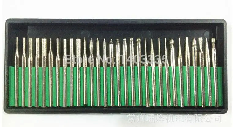 NEW 30 Diamond Burrs For Dremel Rotary Tool Drill Bit Dremel Engraving parts 3mmShank 30 in 1 Grinding needles polishing needle
NEW 30 Diamond Burrs For Dremel Rotary Tool Drill Bit Dremel Engraving parts 3mmShank 30 in 1 Grinding needles polishing needle