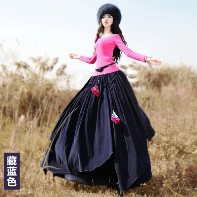 LYNETTE'S CHINOISERIE - BOSHOW 2016 Spring Original Design Women Asymmetrical Vintage Pastoral Thick Corduroy Cotton Skirt
LYNETTE'S CHINOISERIE - BOSHOW 2016 Spring Original Design Women Asymmetrical Vintage Pastoral Thick Corduroy Cotton Skirt