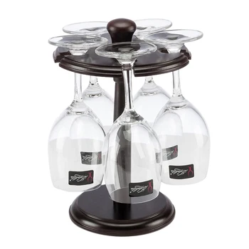 Wooden wine rack creative solid wood glass rack bar wine bottle rack glass holder hanging upside down tall glass rack wx6291112 
Wooden wine rack creative solid wood glass rack bar wine bottle rack glass holder hanging upside down tall glass rack wx6291112