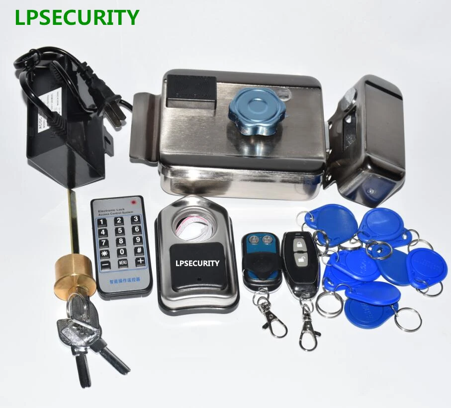 LPSECURITY battery 2 remote controls power adapter 12V Electric Integrated IC 13.56MHZ RFID reader door IR intercom access lock
LPSECURITY battery 2 remote controls power adapter 12V Electric Integrated IC 13.56MHZ RFID reader door IR intercom access lock
