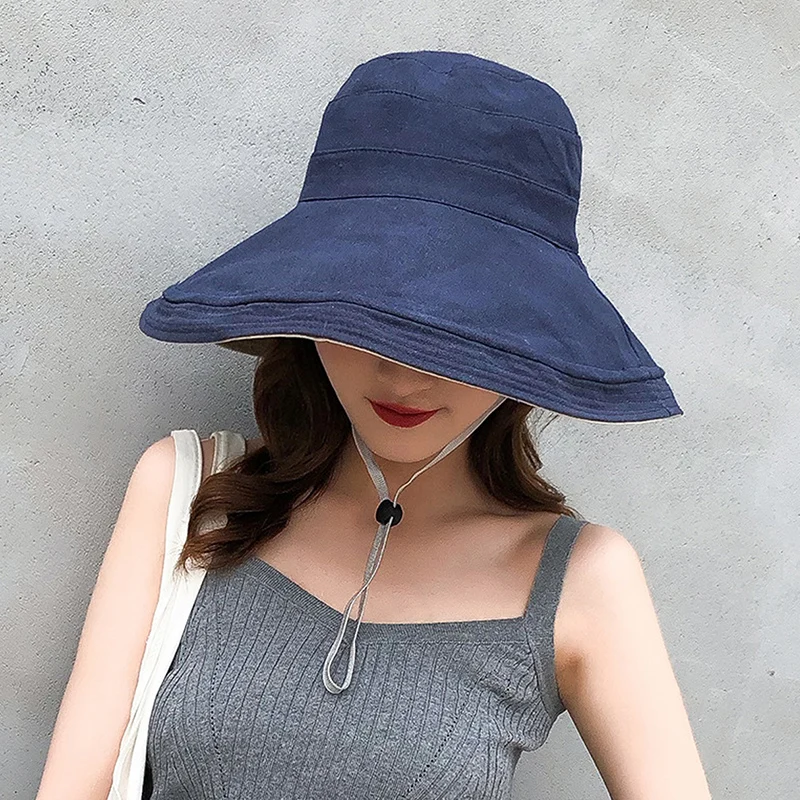 BISON DENIM Hat Women Summer Sun Visor Sunhat Fisherman Double-sided Wear Hat Female Woman Summer Fashion Hat Straw Beach M9491
BISON DENIM Hat Women Summer Sun Visor Sunhat Fisherman Double-sided Wear Hat Female Woman Summer Fashion Hat Straw Beach M9491
