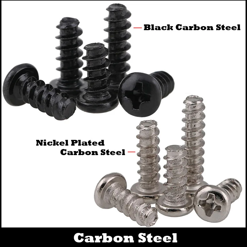 M1.7 M1.7*4/5/6 M1.7x4/5/6 Black Nickel Plated Carbon Steel Philips Cross Pan Round Head Flat Tail Self Tapping PB Micro Screw
M1.7 M1.7*4/5/6 M1.7x4/5/6 Black Nickel Plated Carbon Steel Philips Cross Pan Round Head Flat Tail Self Tapping PB Micro Screw