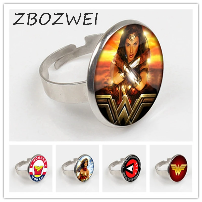 ZBOZWEI 2018 Wonder Woman Movie Logo Ring Comic Geek Ring with Marvel Super Heroes Jewelry for women and men gift
ZBOZWEI 2018 Wonder Woman Movie Logo Ring Comic Geek Ring with Marvel Super Heroes Jewelry for women and men gift