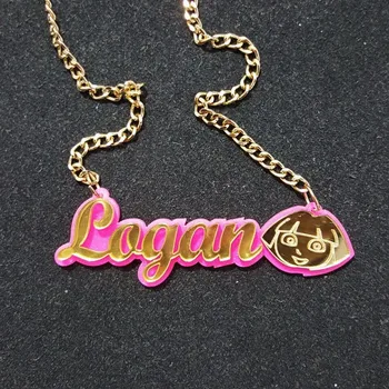 Personalized Name Necklace Custom Letter Pendant Necklace Customized acrylic laser Nameplate Jewelry Gift for children
Personalized Name Necklace Custom Letter Pendant Necklace Customized acrylic laser Nameplate Jewelry Gift for children