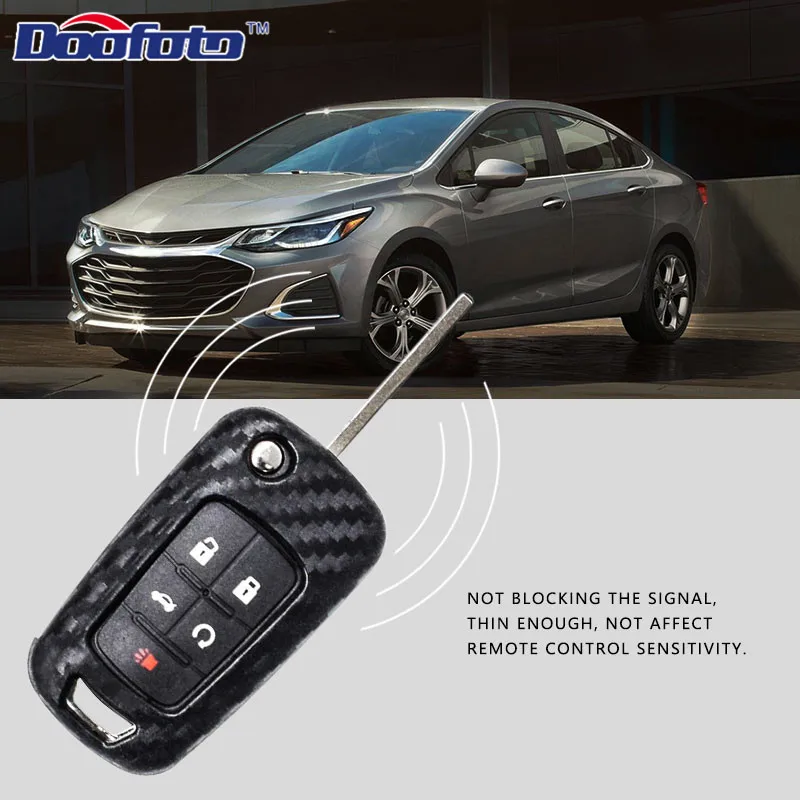 Carbon fiber key cover for CHEVROLET (3)
