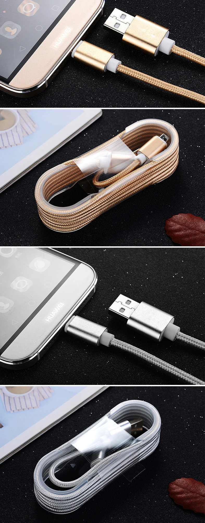 USB01 Android data charging cable detail 3