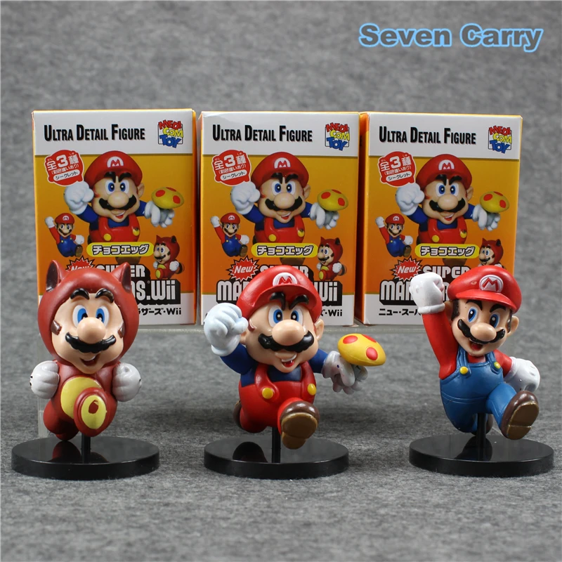Новинка Лидер продаж Super Mario Bros Марио Луиджи красиво коробку ПВХ фигурку