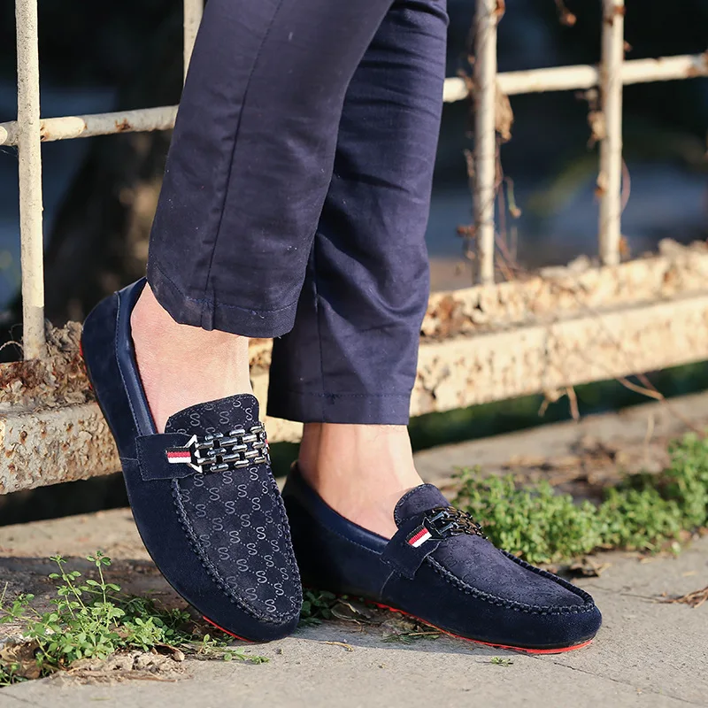 Men Loafers Soft Moccasins Summer Style High Quality Black Suede Slip on Gommino Male Peas Soft Boat Driving Shoes Footwear
Men Loafers Soft Moccasins Summer Style High Quality Black Suede Slip on Gommino Male Peas Soft Boat Driving Shoes Footwear