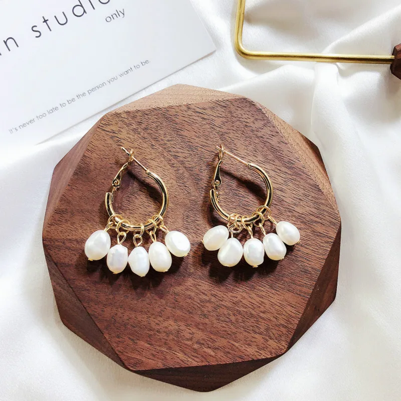 Vintage Simulated-pearl Water Drop Women Dangle Earrings Simple Irregular Pearl Fringed Earrings Bohemian Drop Earrings
Vintage Simulated-pearl Water Drop Women Dangle Earrings Simple Irregular Pearl Fringed Earrings Bohemian Drop Earrings