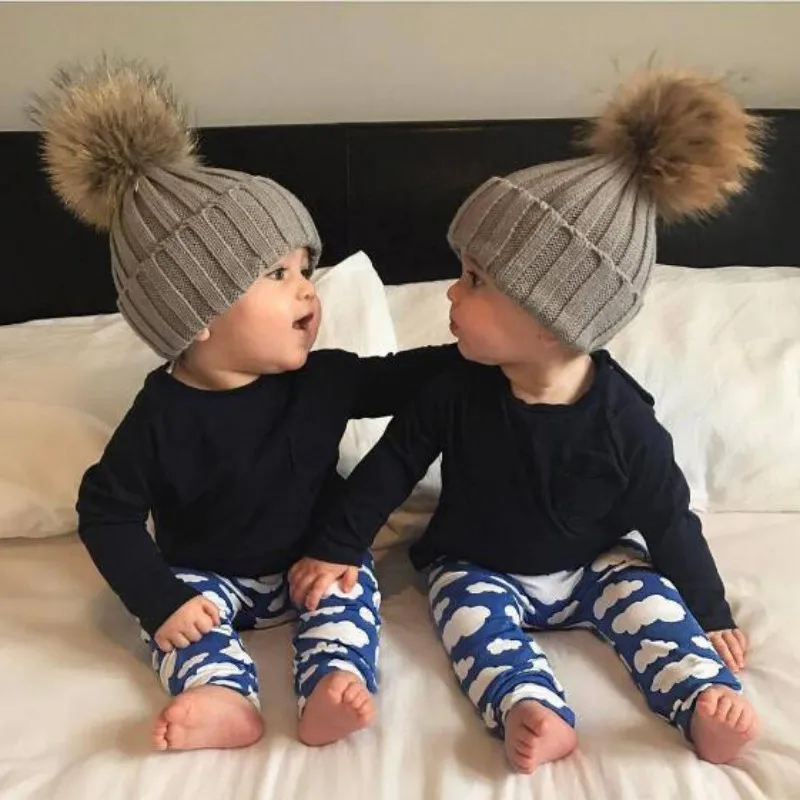 Baby Hats Real For Baby Boys Girls Children's Winter Hats With Fur Ball On Top Boys Winter Caps
Baby Hats Real For Baby Boys Girls Children's Winter Hats With Fur Ball On Top Boys Winter Caps