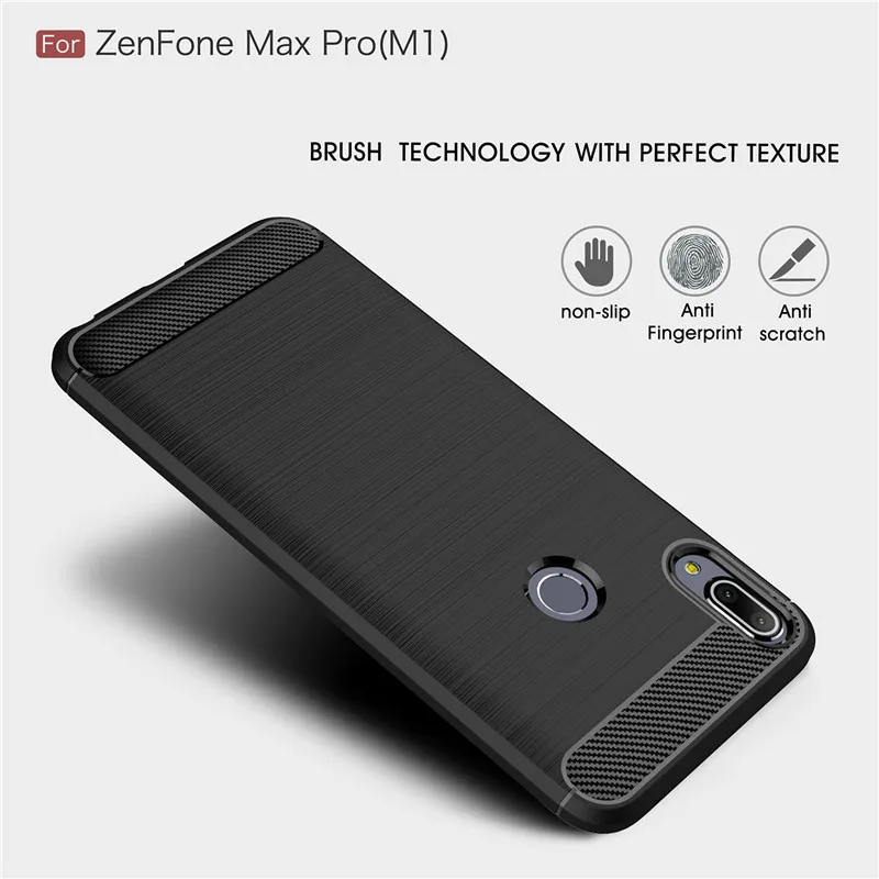 For Asus Zenfone MAX PRO M1 ZB601KL case Silicone Soft TPU Brushed Carbon Fiber back cover for Asus ZB601KL Phone Case
For Asus Zenfone MAX PRO M1 ZB601KL case Silicone Soft TPU Brushed Carbon Fiber back cover for Asus ZB601KL Phone Case