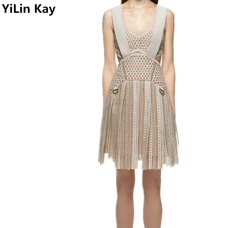 YiLin Kay High-end custom women fashion runway lace dress 2023 woman sexy slim summer dress
YiLin Kay High-end custom women fashion runway lace dress 2023 woman sexy slim summer dress