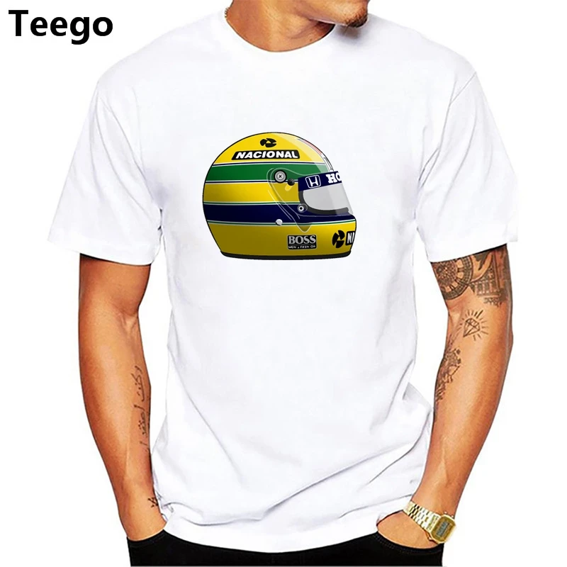 Ayrton Senna Helmet T-Shirt Tops 1 Race Car Watercolor Men 100% Cotton Short Sleeve Tee Shirt Signature Man T Shirt
Ayrton Senna Helmet T-Shirt Tops 1 Race Car Watercolor Men 100% Cotton Short Sleeve Tee Shirt Signature Man T Shirt
