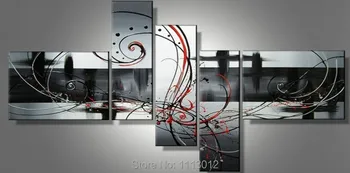 Abstract Black Line Phoenix Oil Painting On Canvas High Quality 5 Pcs Sets Home Modern Wall Art Decoration For Living Room Sale
Abstract Black Line Phoenix Oil Painting On Canvas High Quality 5 Pcs Sets Home Modern Wall Art Decoration For Living Room Sale