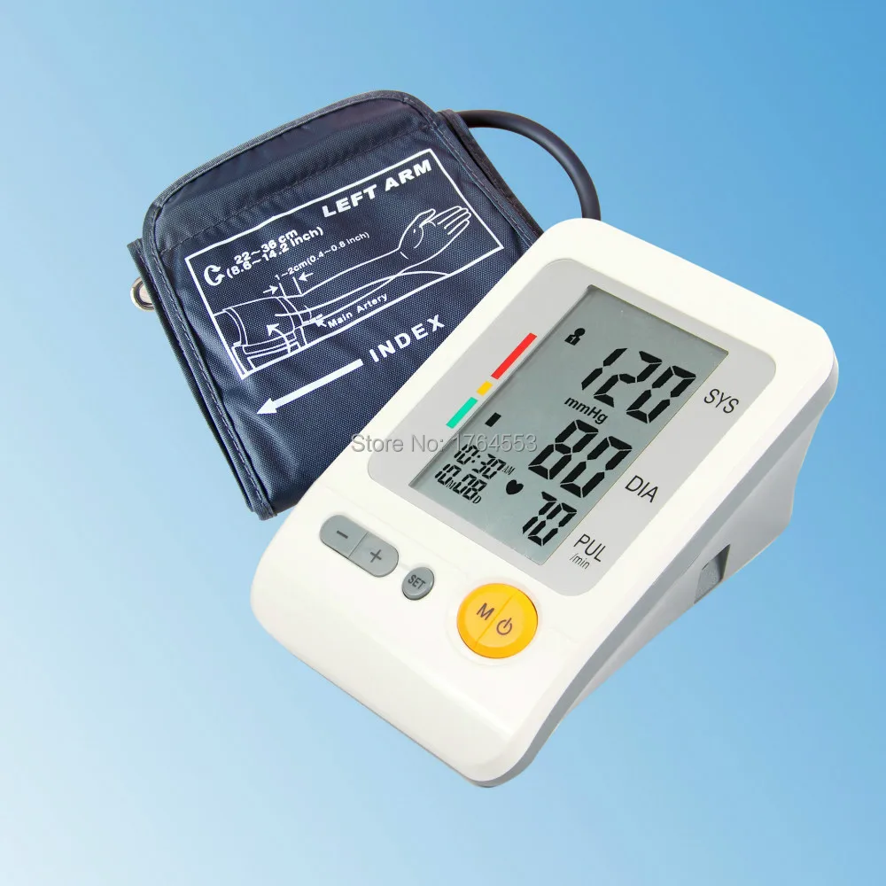 Portable Full Automatic Digital Arm Blood Pressure Monitor Heart Beat Meter With LCD Display And 4X30 Memories Home Care
Portable Full Automatic Digital Arm Blood Pressure Monitor Heart Beat Meter With LCD Display And 4X30 Memories Home Care