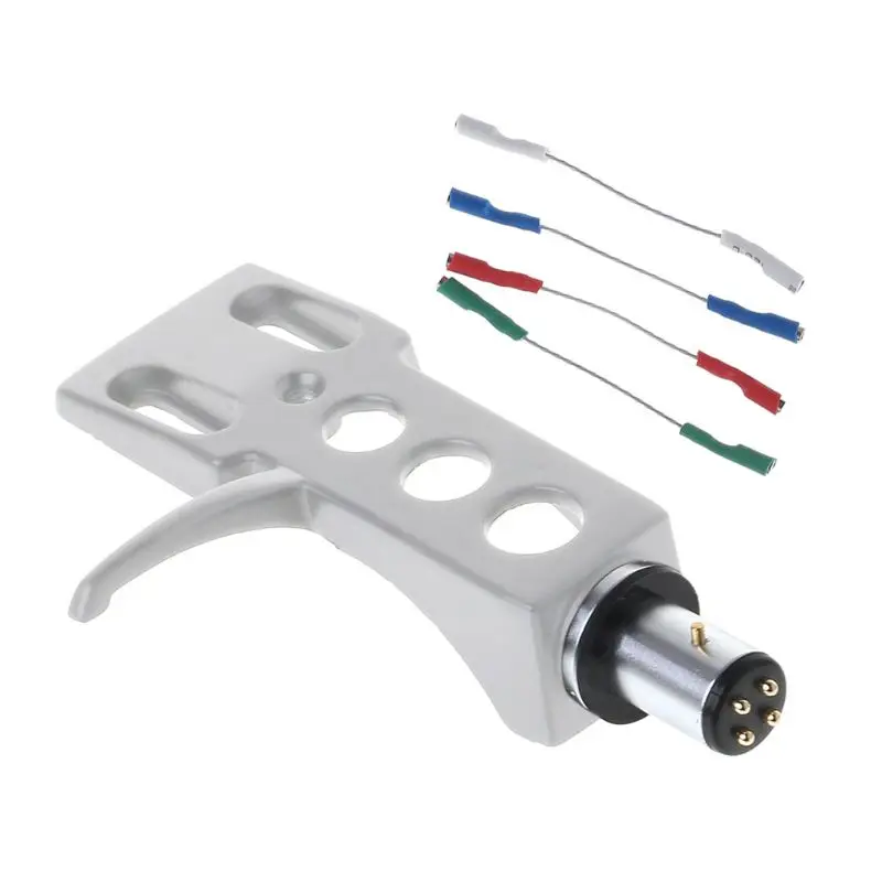 Turntable Headshell Mount Universal LP Phono Cartridge Replacement Phonograph Head Holder Stylus Lead Wire Jan-12
Turntable Headshell Mount Universal LP Phono Cartridge Replacement Phonograph Head Holder Stylus Lead Wire Jan-12